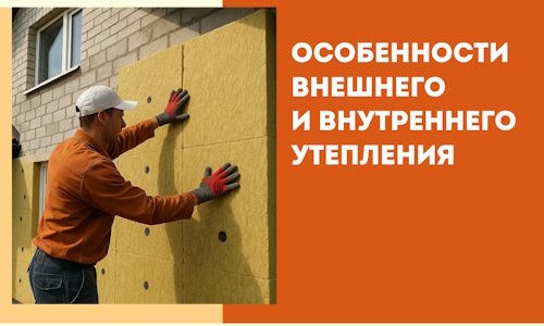 Какие особенности внешнего и внутреннего утепления в Бугульме