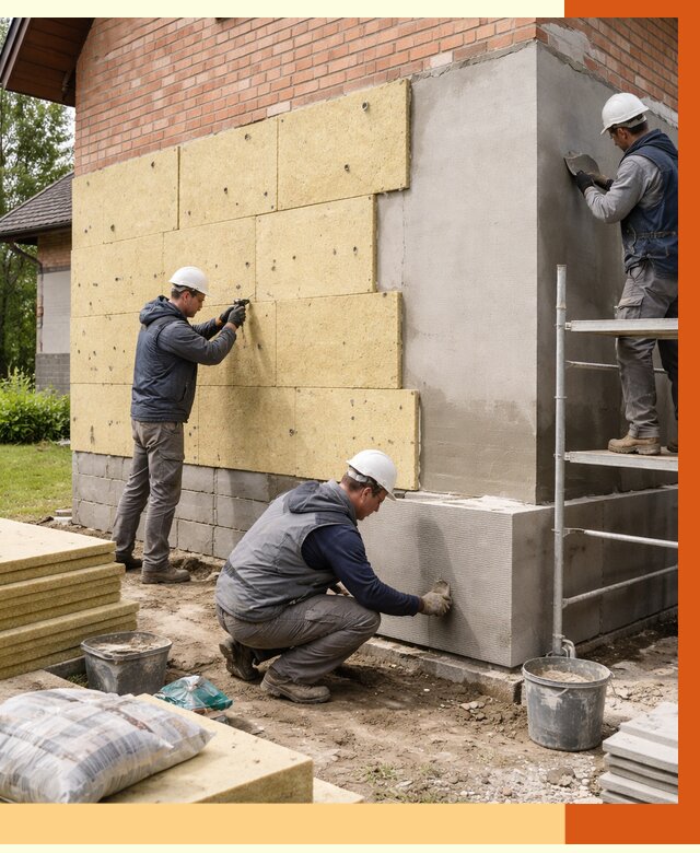 Утепление частного дома в Бугульме под ключ от 7581 руб/м2 — недорого | ТепломастерБгл