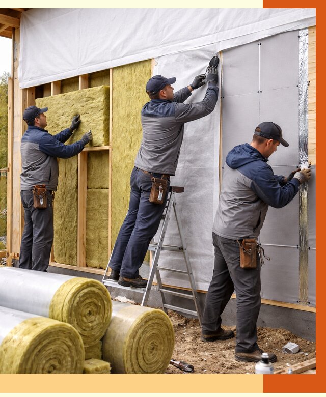 Утепление каркасного дома в Бугульме от 4245 руб./м2 — профессионально | ТепломастерБгл