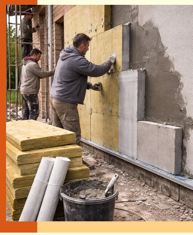 Утепление кирпичного дома под ключ в Бугульме