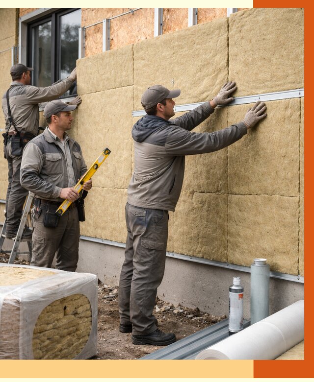 Утепление дома из SIP панелей в Бугульме от 6267 руб./м² под ключ | ТепломастерБгл