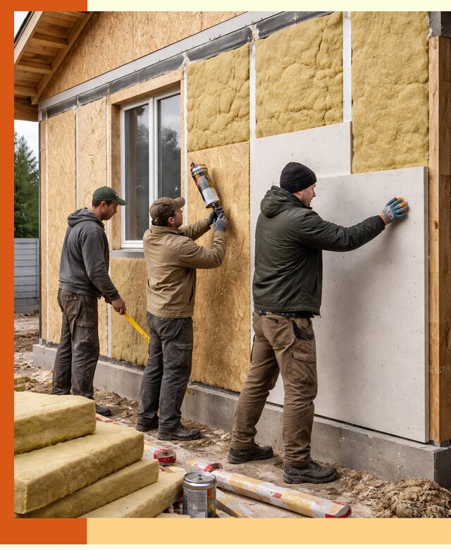 Профессиональное утепление дома из SIP-панелей в Бугульме