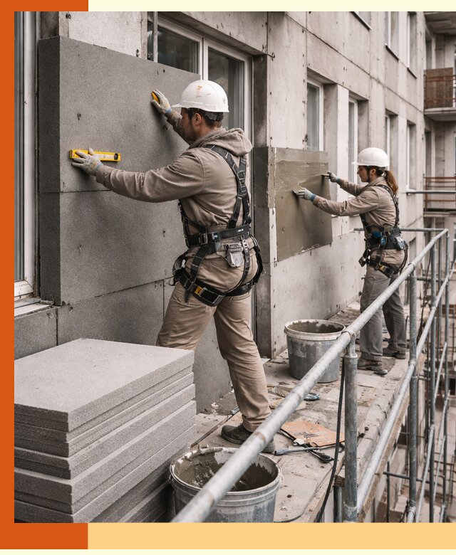 Утепление квартиры снаружи под ключ в Бугульме