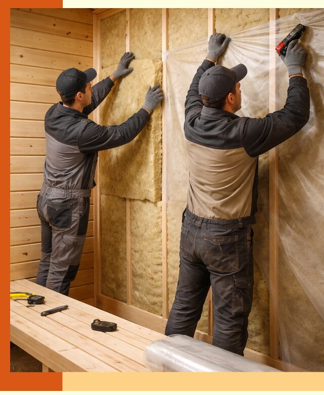 Профессиональное утепление сауны в Бугульме с гарантиями качества