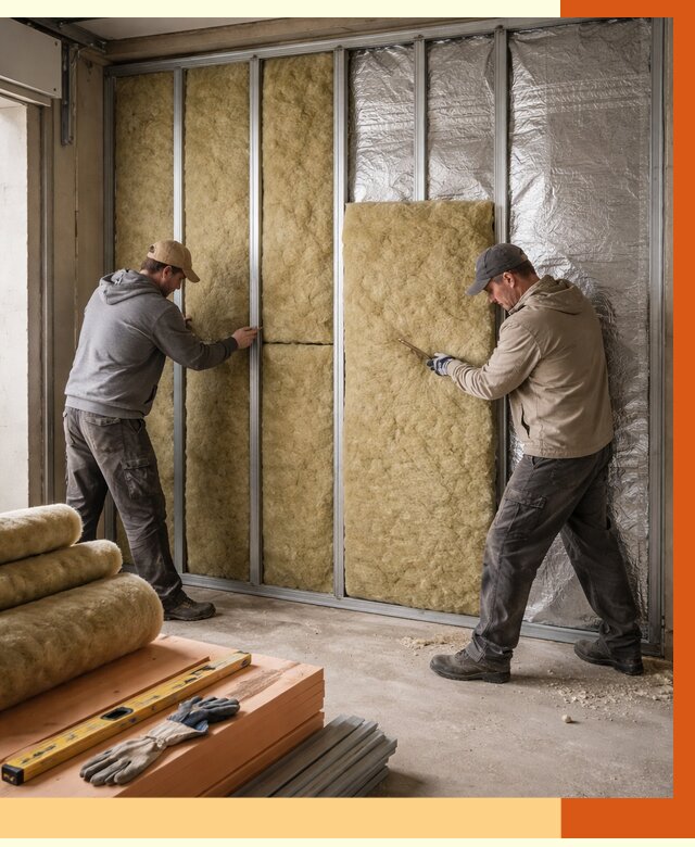 Утепление гаража изнутри в Бугульме от 7581 руб/м2 — работы и цена | ТепломастерБгл