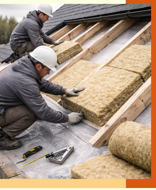 Утепление крыши в Бугульме от 1870 руб./м2 — комплексное утепление кровли | ТепломастерБгл