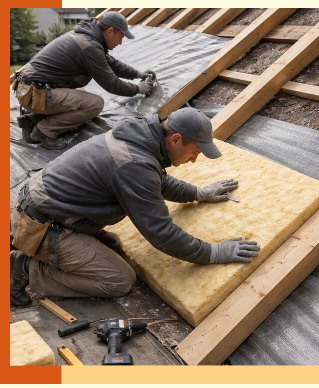 Профессиональное утепление крыши в Бугульме качественно и надежно