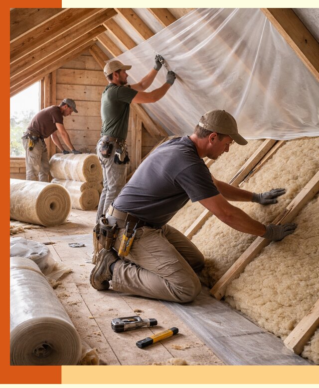 Утепление крыши изнутри в Бугульме: профессионально и надежно