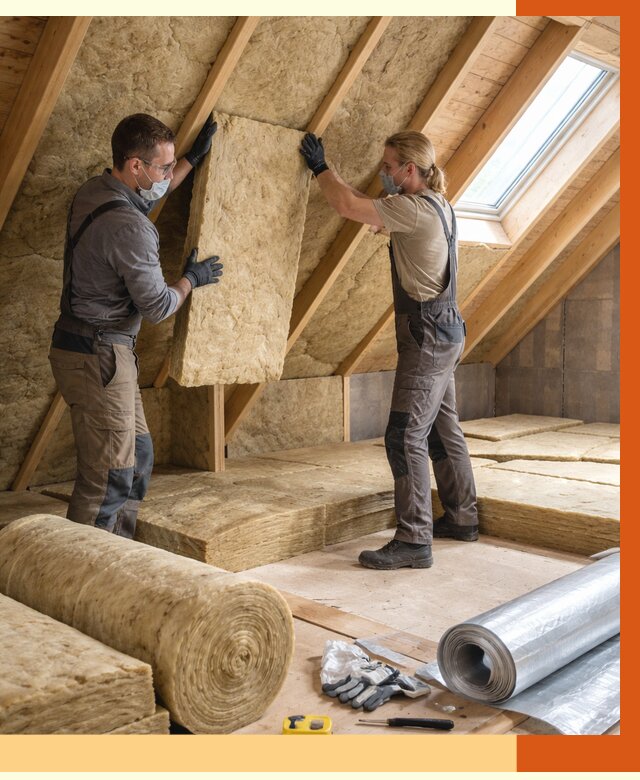 Утепление мансарды минватой в Бугульме от 4245 руб./м2 — монтаж и пароизоляция | ТепломастерБгл