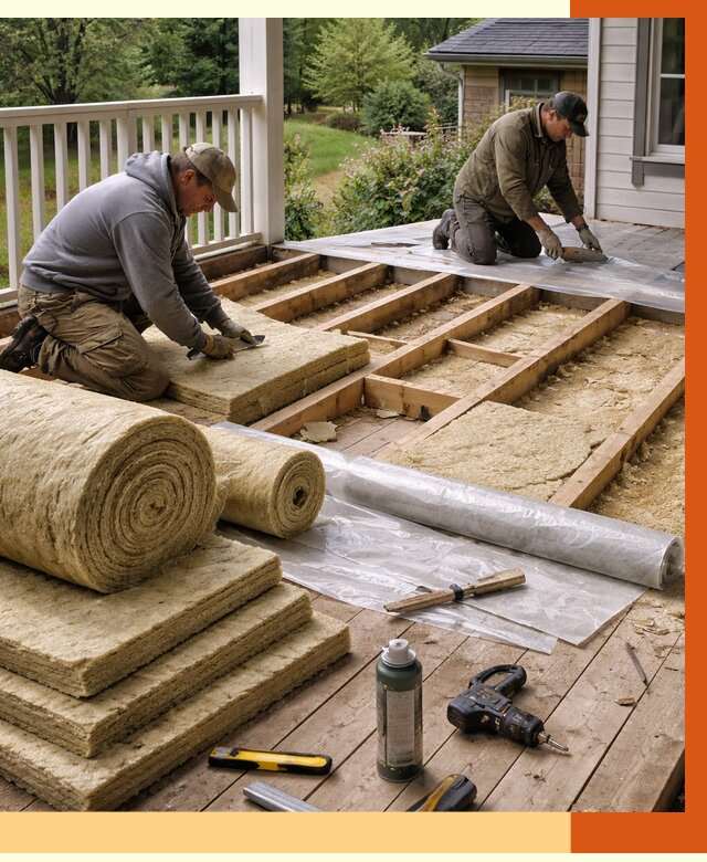 Утепление террасы в Бугульме от 4245 руб./м2 — утеплить террасу под ключ | ТепломастерБгл