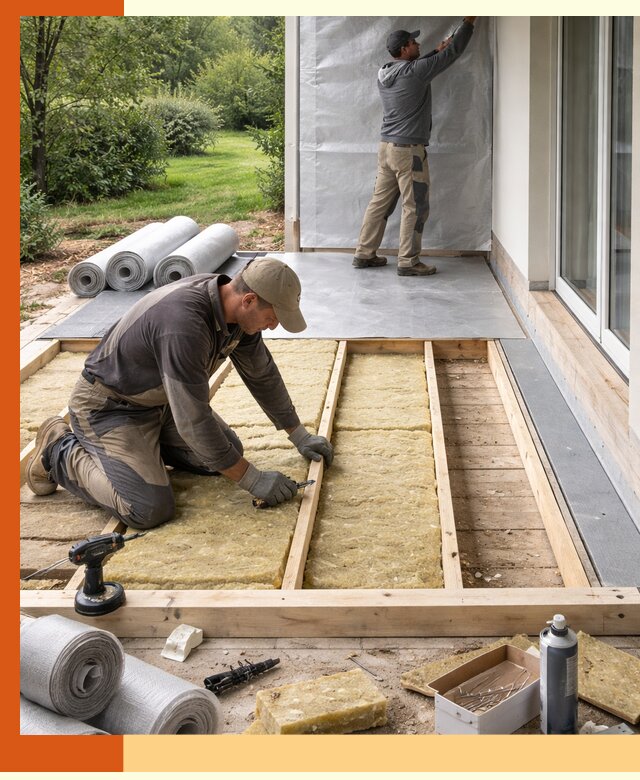 Утепление террасы в Бугульме — тепло и защита круглогодично