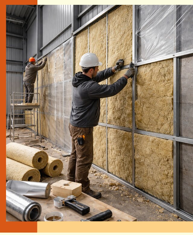 Утепление ангара в Бугульме — профессиональная теплоизоляция помещений