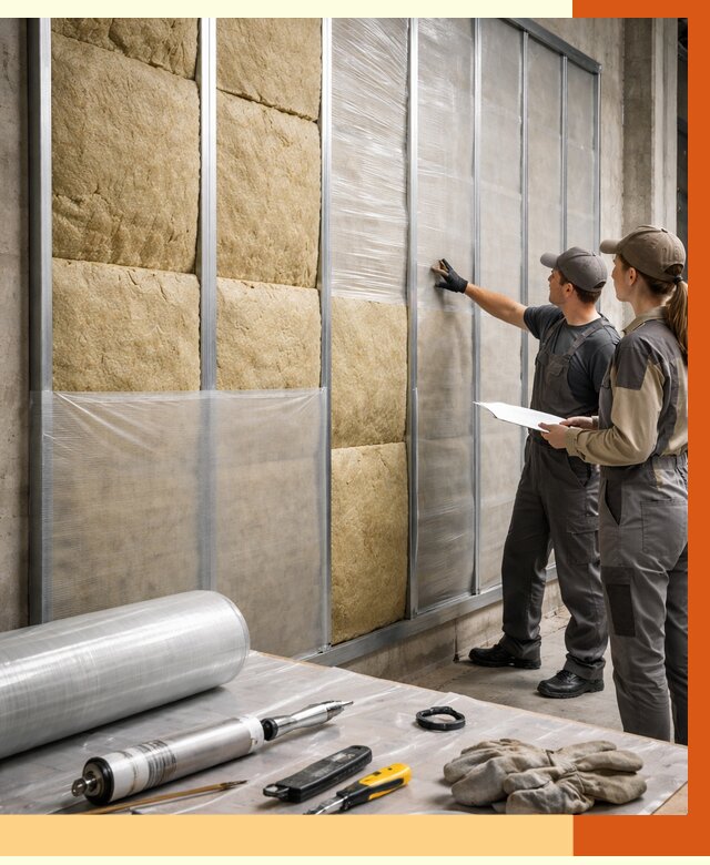 Утепление склада химсырья в Бугульме от 4549 руб. под ключ | ТепломастерБгл