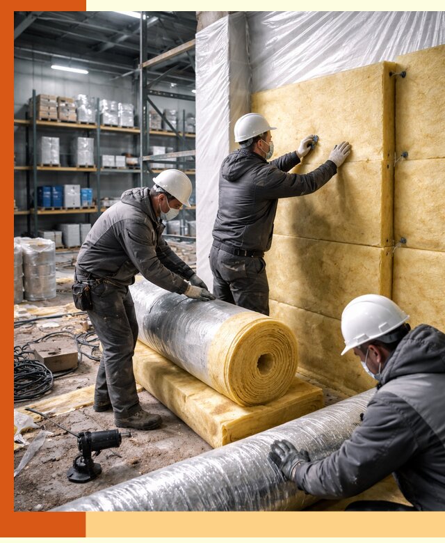 Утепление склада химсырья в Бугульме: безопасная и эффективная изоляция