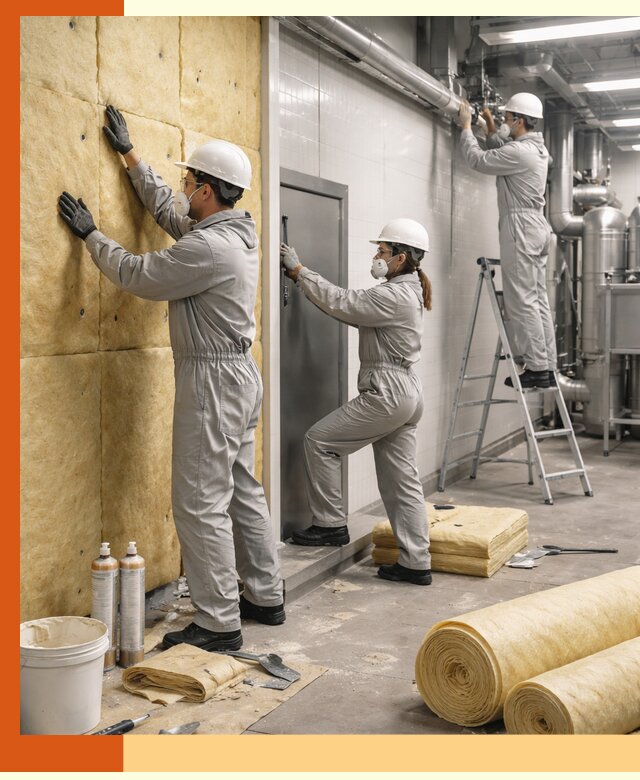 Утепление пищевого цеха под ключ в Бугульме