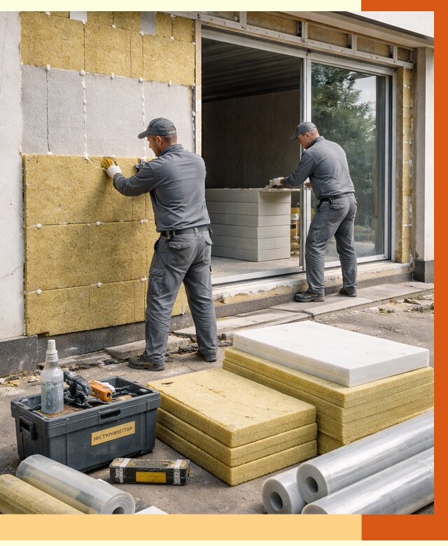 Утепление торгового павильона в Бугульме от 14657 руб./м² под ключ | ТепломастерБгл