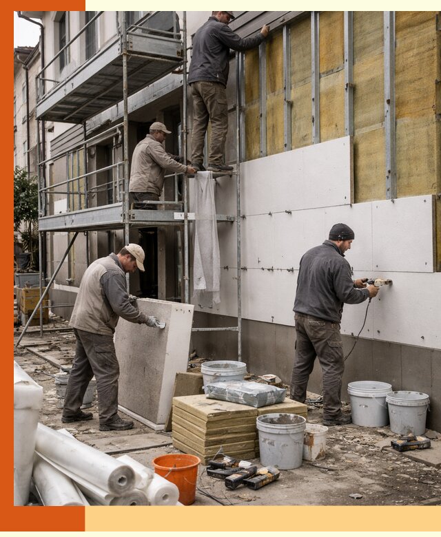 Утепление гостиницы под ключ в Бугульме с гарантией качества