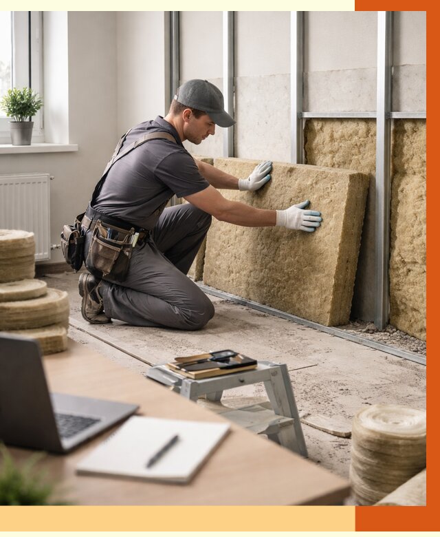 Утепление офиса в Бугульме от 4549 руб/м2 — комплексное утепление офиса под ключ | ТепломастерБгл