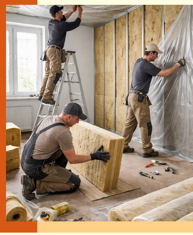 Утепление офисных помещений под ключ в Бугульме