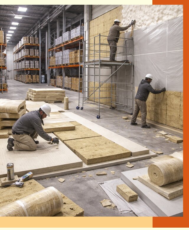 Утепление складского терминала в Бугульме от 7581 руб./м² под ключ | ТепломастерБгл