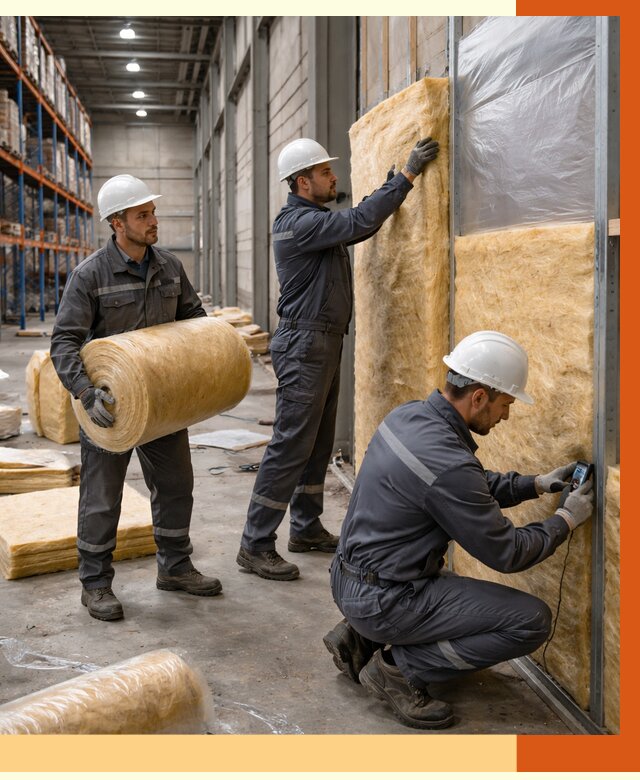 Утепление логистического центра в Бугульме от 4549 руб/м² под ключ | ТепломастерБгл