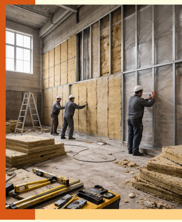 Утепление спортивного зала в Бугульме качественно и недорого