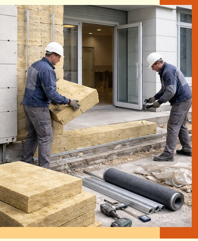 Утепление медицинского центра в Бугульме под ключ от 12635 руб./м² | ТепломастерБгл