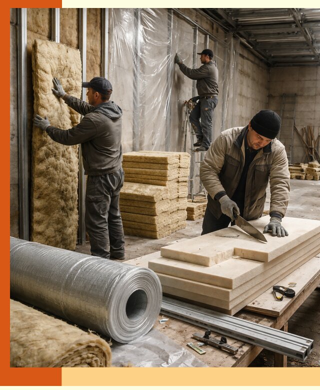 Утепление торгового склада в Бугульме с энергоэффективными решениями