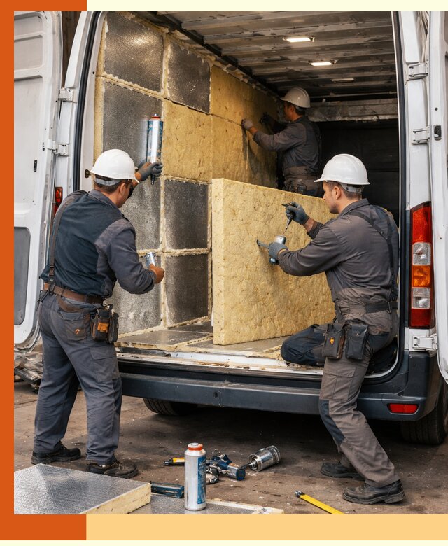 Утепление фургона-рефрижератора в Бугульме для сохранения температуры