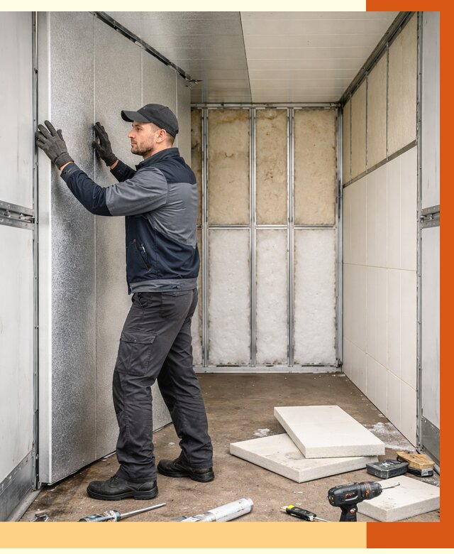 Утепление холодильного кузова в Бугульме от 13646 руб. под ключ | ТепломастерБгл