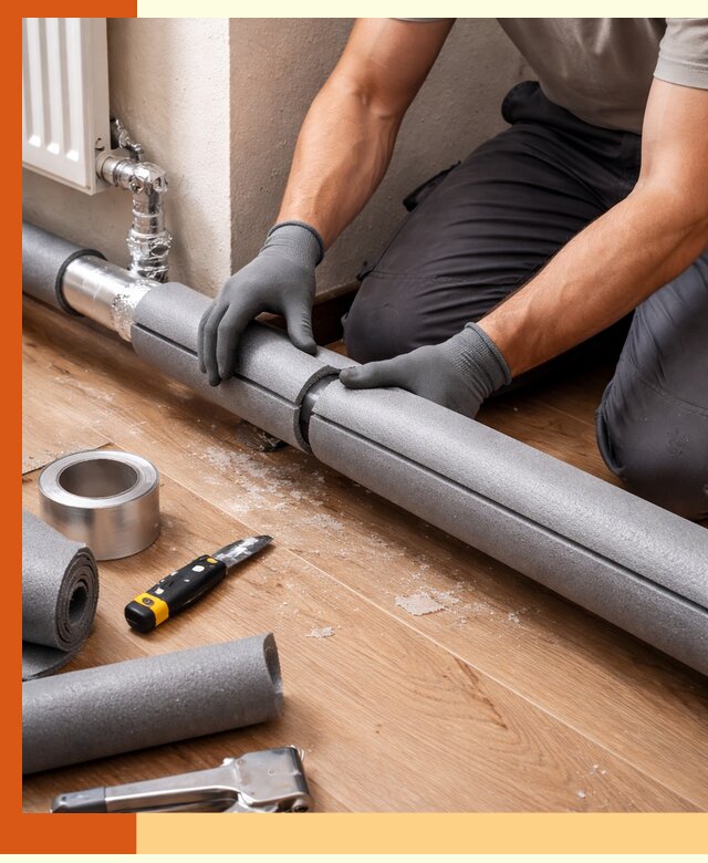 Утепление труб отопления в Бугульме: теплоизоляция и защита сети