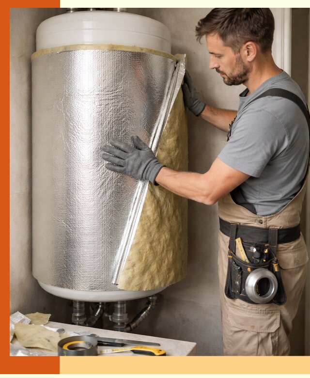 Утепление бойлера в Бугульме для снижения теплопотерь и экономии энергии