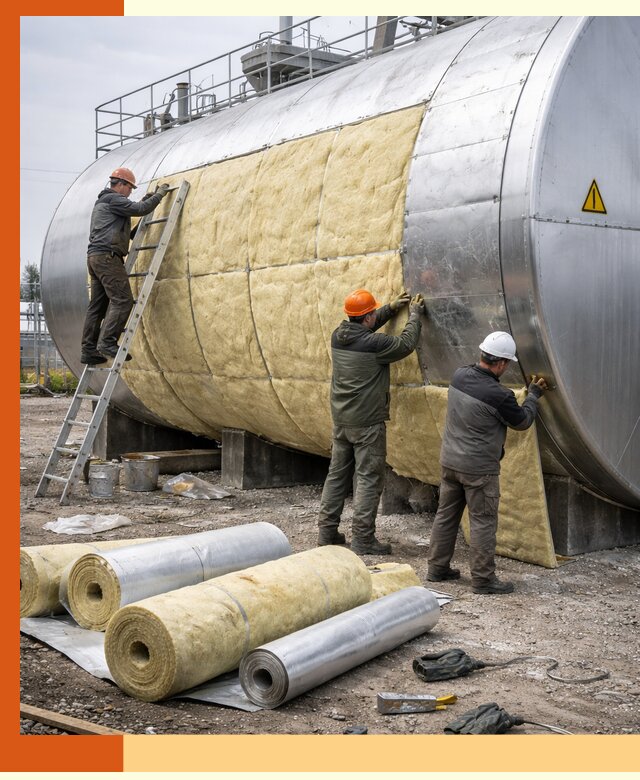Утепление резервуаров с топливом в Бугульме надежно и экономично
