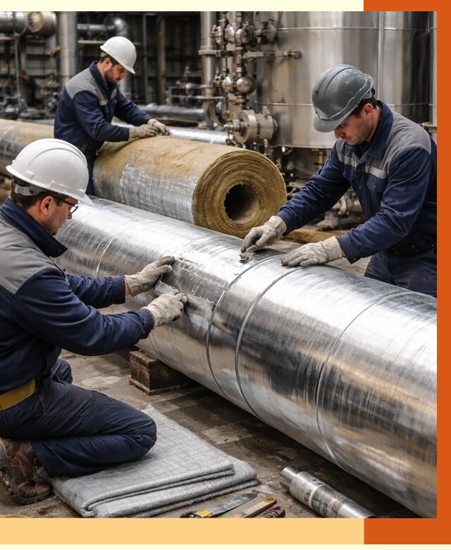 Утепление технологического оборудования в Бугульме от 4245 руб. за м2 | ТепломастерБгл