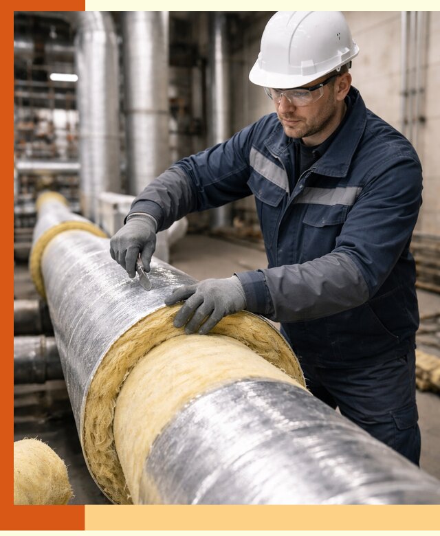 Утепление технологического оборудования и заводских установок в Бугульме