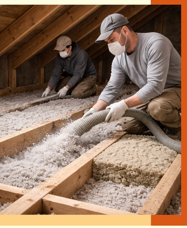 Заполнение полостей чердачного перекрытия в Бугульме от 4549 руб. | ТепломастерБгл