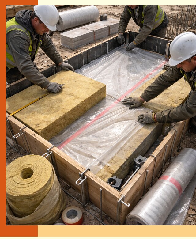 Теплоизоляция опалубки для строительства в Бугульме