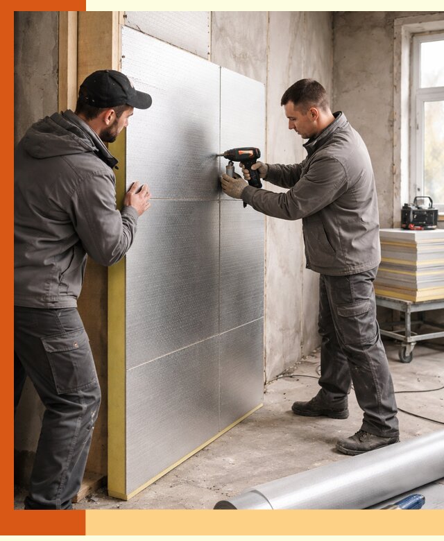 Утепление PIR панелями домов и зданий в Бугульме