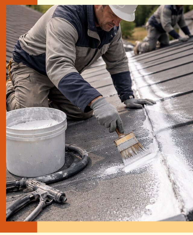 Утепление кровли жидкой теплоизоляцией в Бугульме