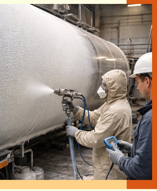 Утепление автоцистерны жидкой теплоизоляцией в Бугульме от 14657 руб. под ключ | ТепломастерБгл