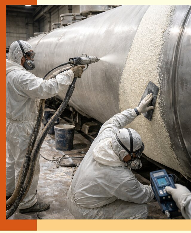 Утепление автоцистерн жидкой теплоизоляцией в Бугульме