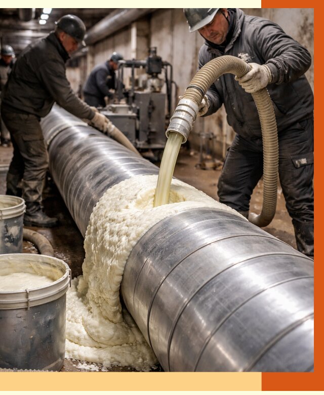 Утепление теплотрассы жидкой теплоизоляцией в Бугульме от 4245 руб. | ТепломастерБгл