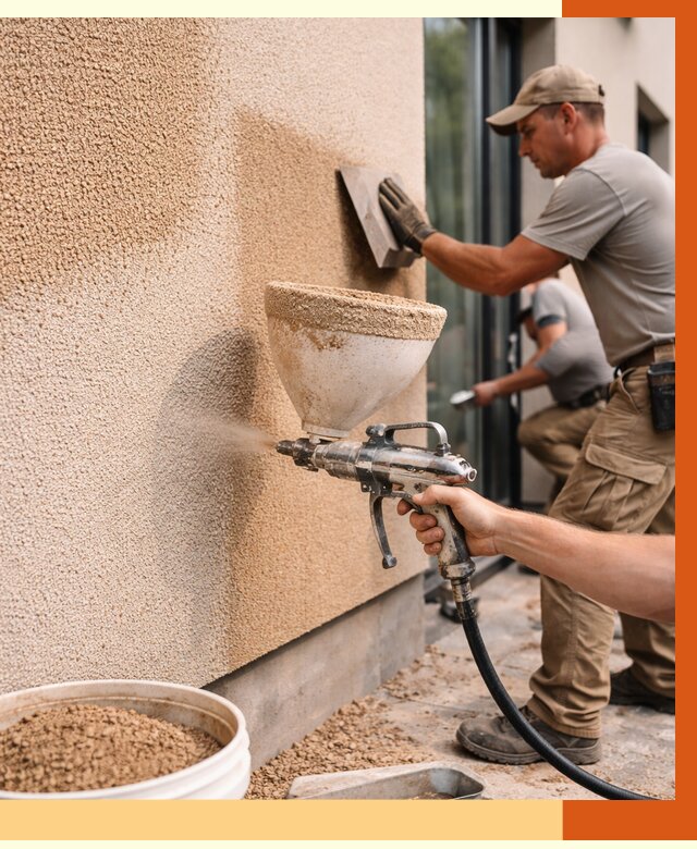 Утепление фасада жидкой пробкой в Бугульме от 4852 руб./м² под ключ | ТепломастерБгл