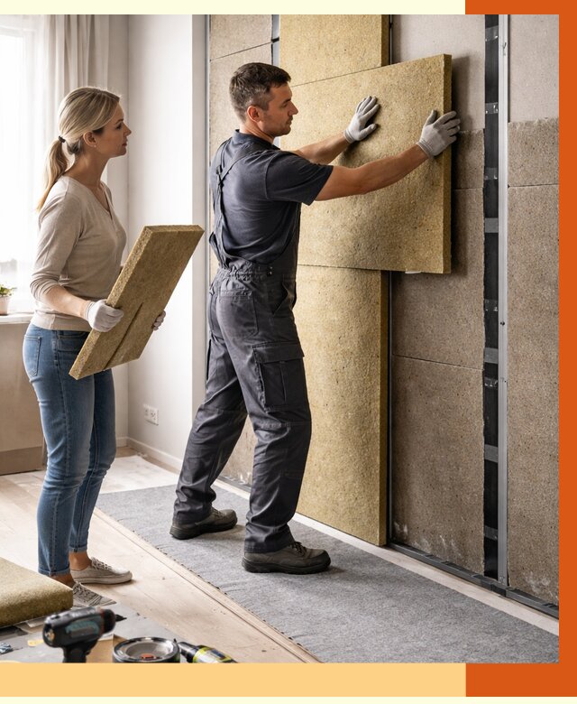 Профессиональная шумоизоляция квартиры в Бугульме от 7581 руб. за м2 | ТепломастерБгл