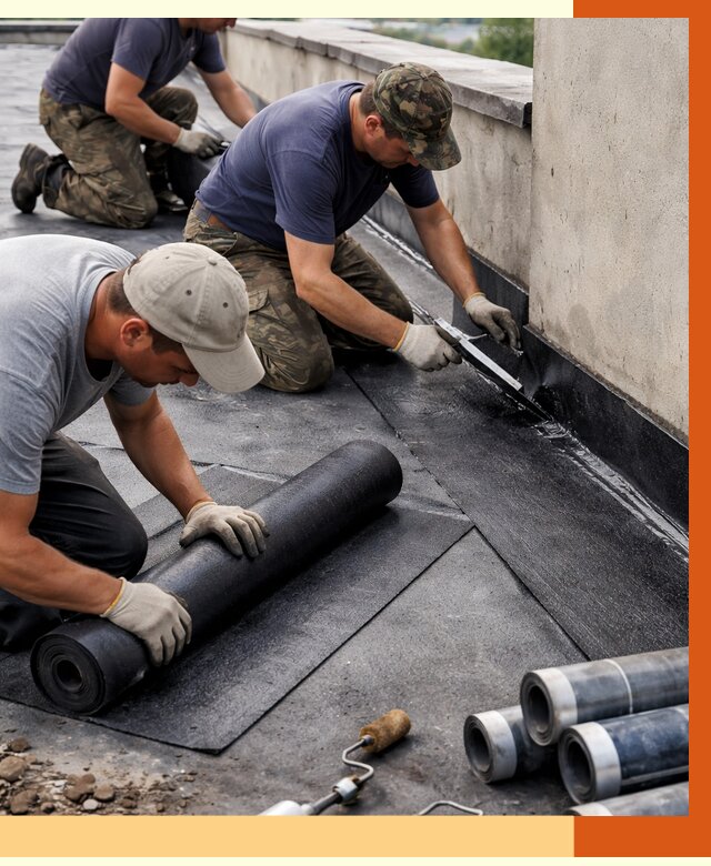 Гидроизоляция кровли в Бугульме от 4549 руб. — профессиональная гидроизоляция крыши | ТепломастерБгл