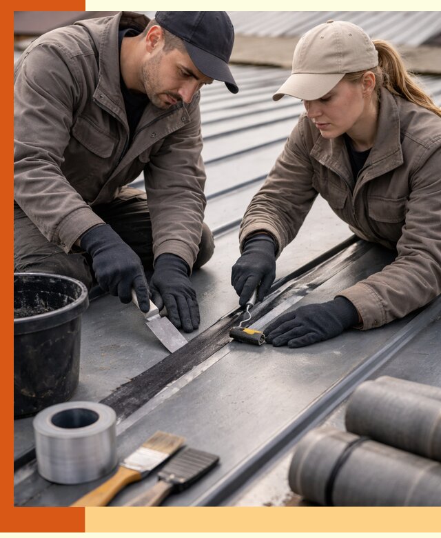 Гидроизоляция фальцевой кровли в Бугульме качественно и надежно