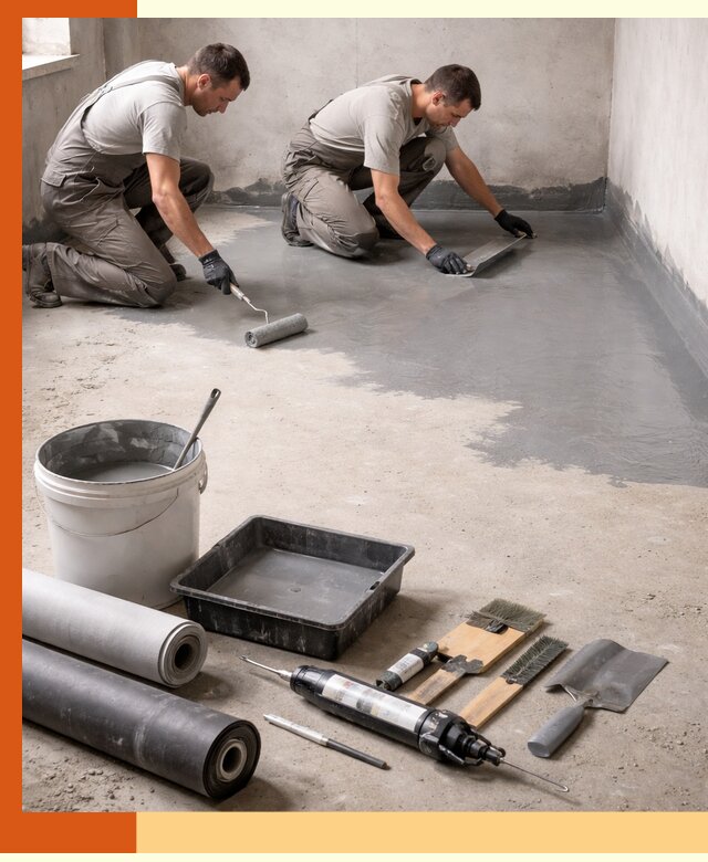 Гидроизоляция пола в Бугульме — надежная защита от влаги и протечек