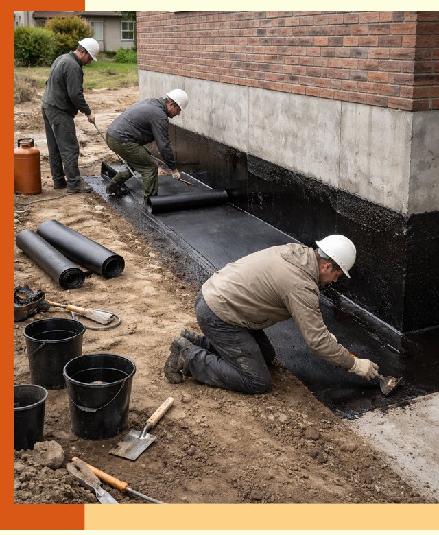 Гидроизоляция фундамента в Бугульме: надежная защита строений