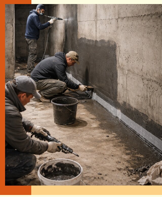 Гидроизоляция подвала в Бугульме — комплексная защита от влаги