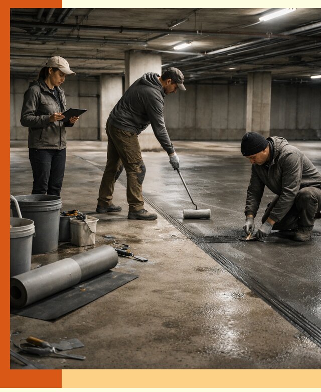 Гидроизоляция паркинга в Бугульме: качественная защита зданий